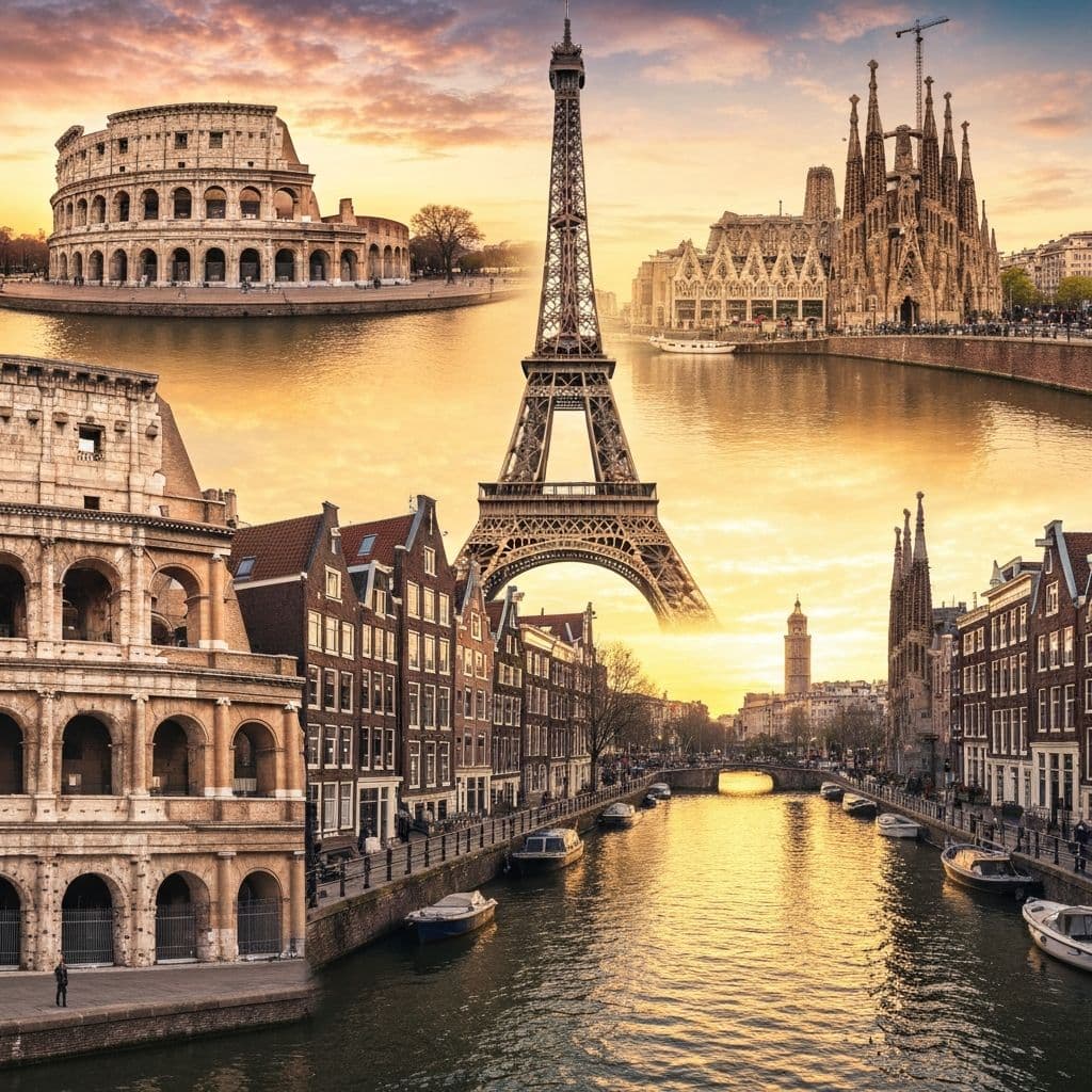 Monumenti e città simbolo del gran tour europeo